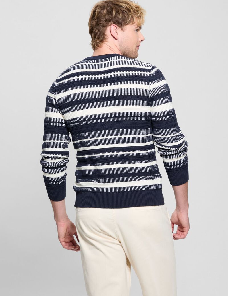 Regular-fit striped sweater