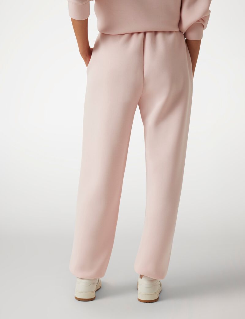 Rhinestone logo joggers