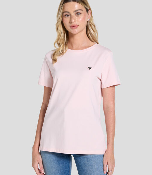 Triangle logo stretch t-shirt