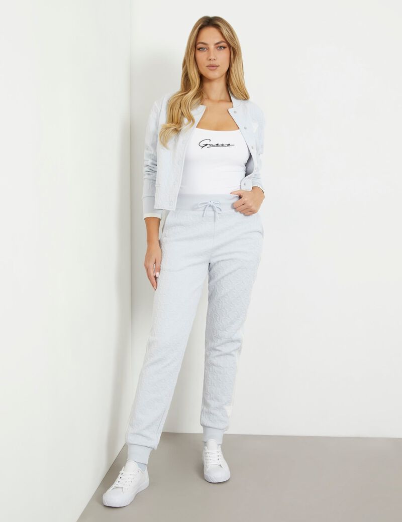 Embossed Gj Logo Jogger Pants