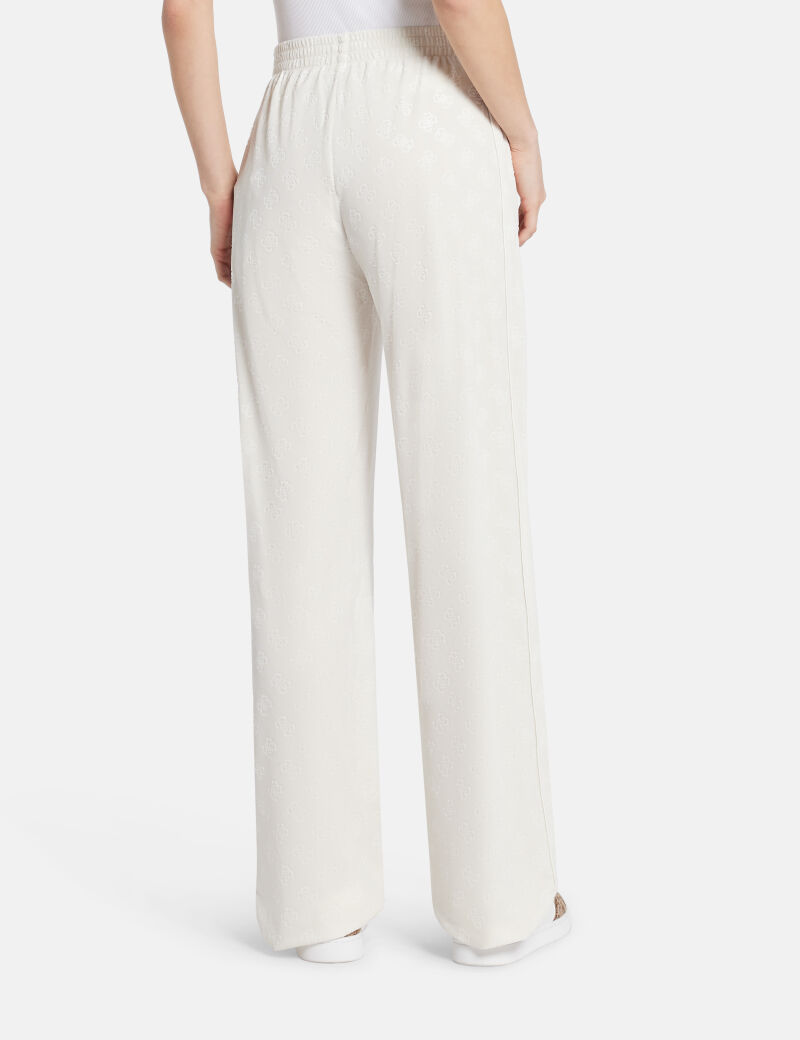 4G logo straight pant