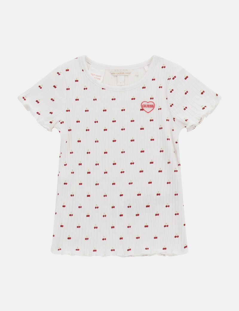 Fancy rib tshirt
