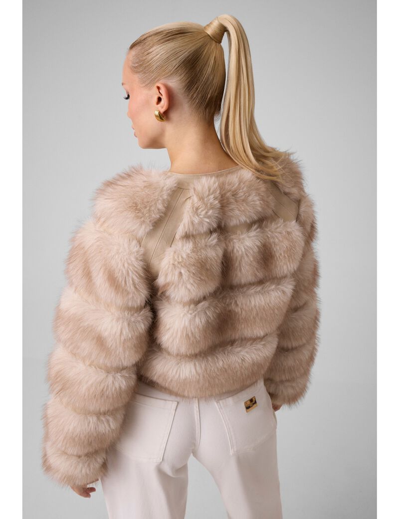 جيس marciano faux fur