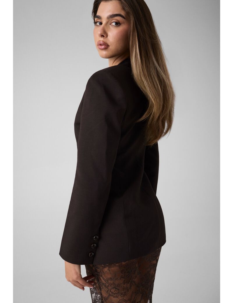 جيس leonie button structured blazer