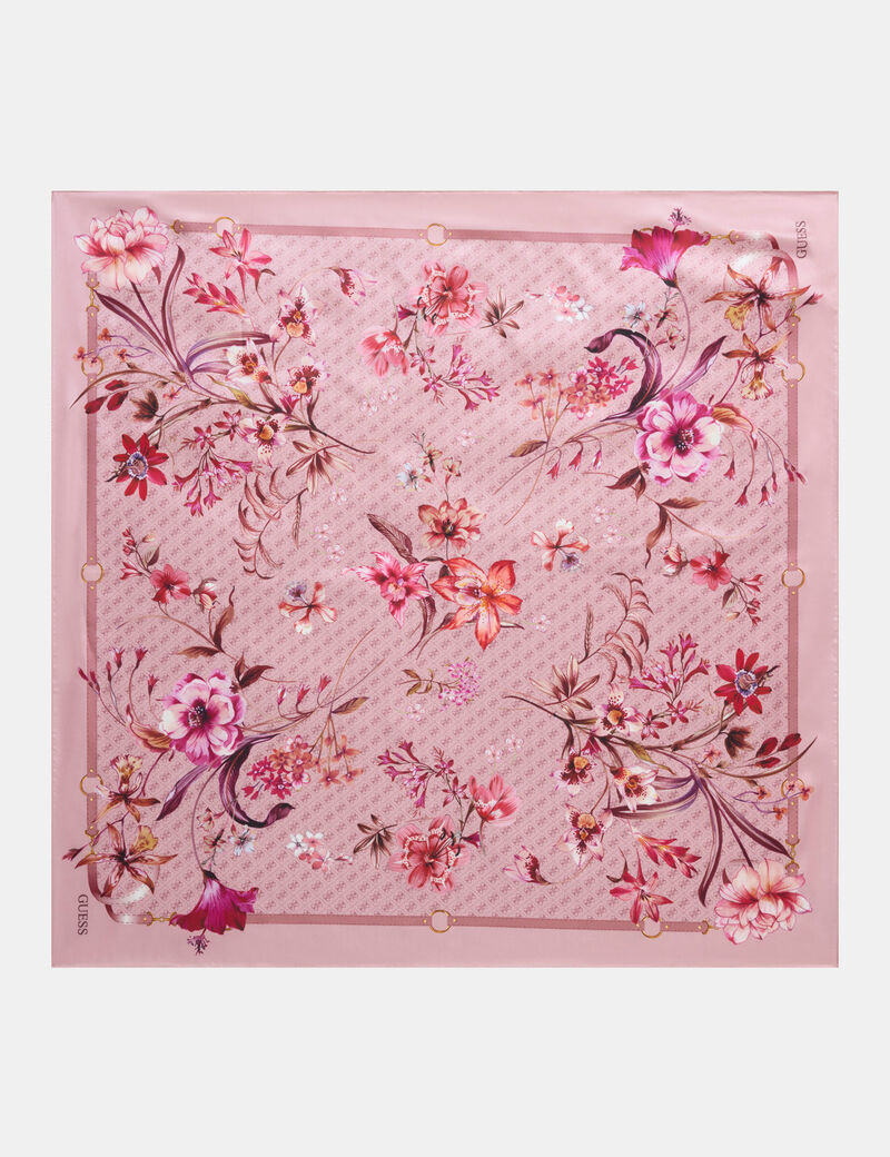 Floral Print Foulard