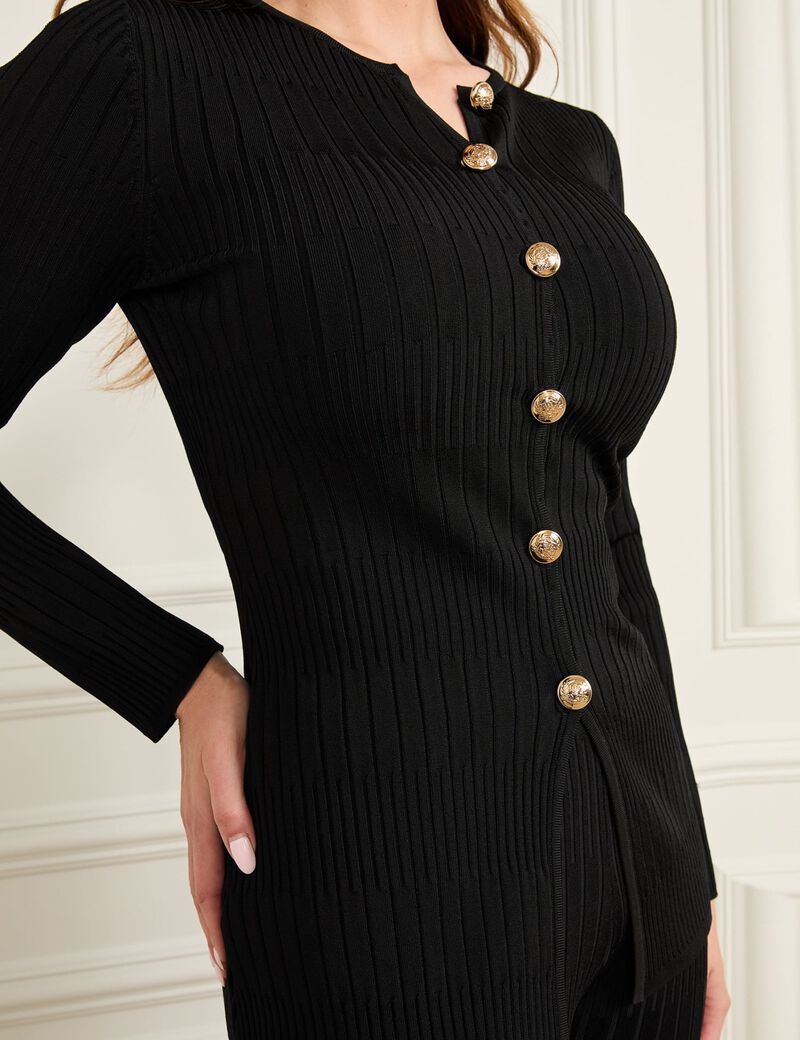 Marciano rib-knit cardigan