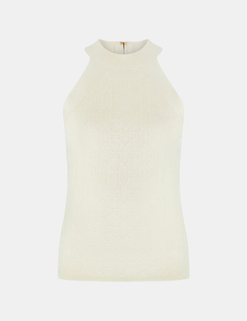 guess marciano halter neck sweater top