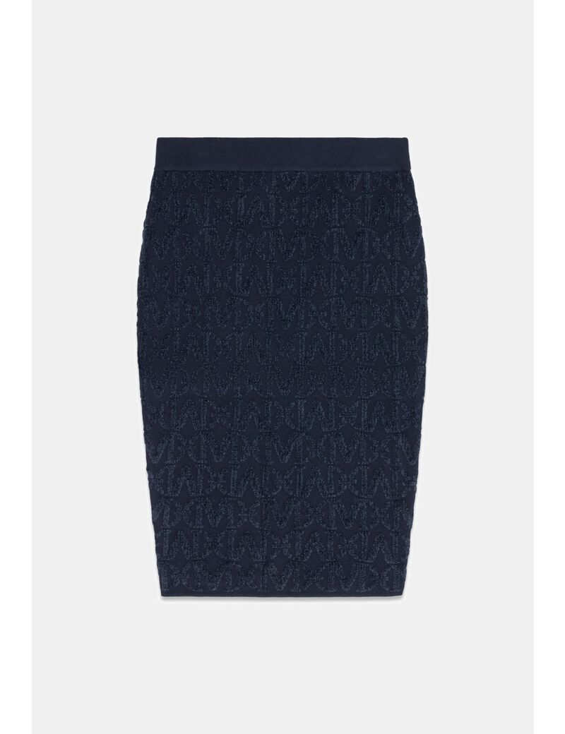 guess marciano monogram skirt