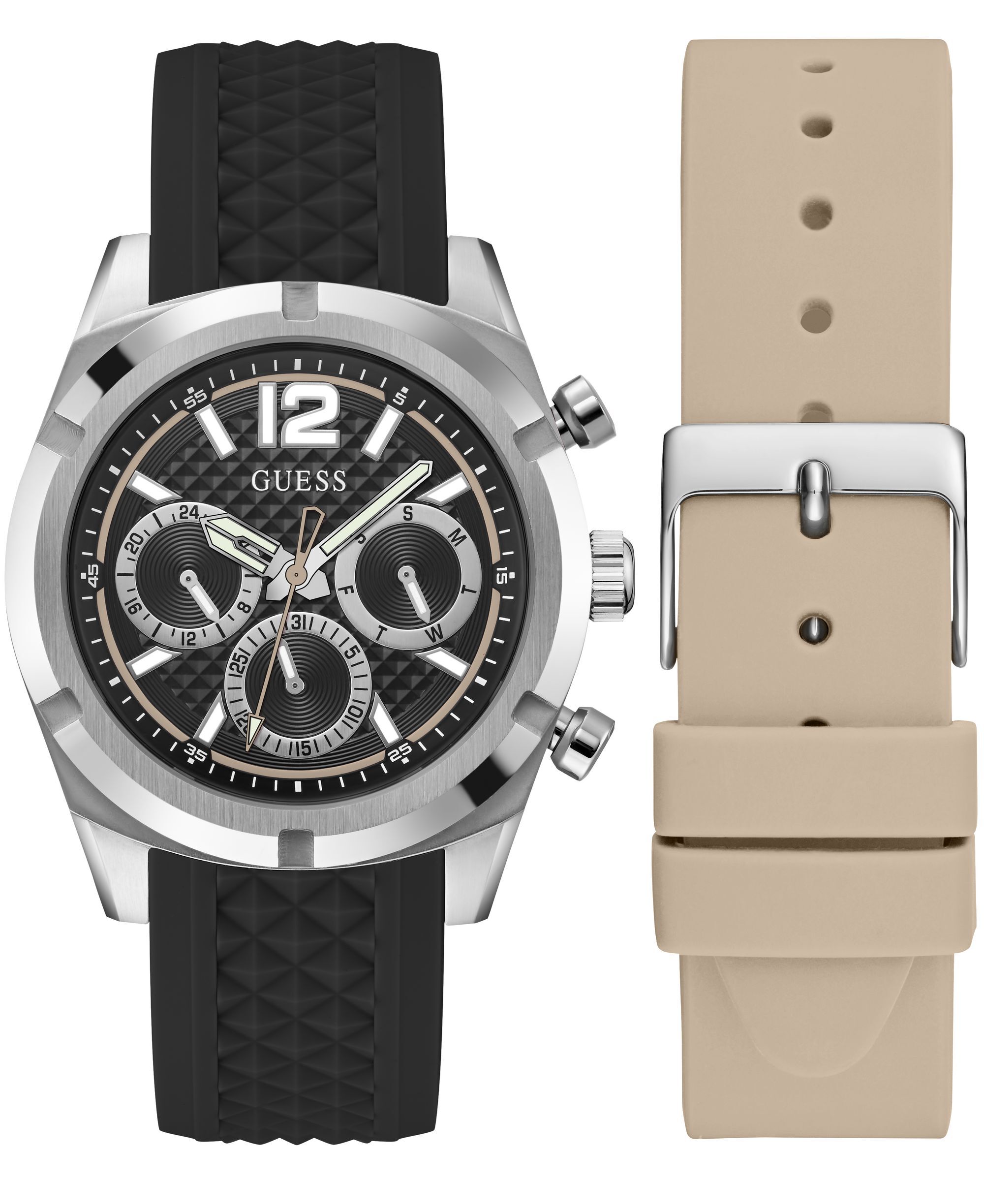 Guess 100m 330ft waterpro stainless steel top
