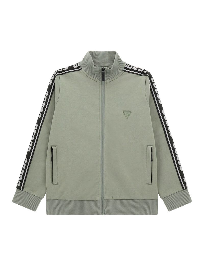 Zip fastening sweatshirt