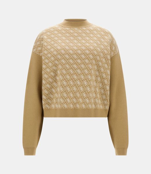 جيس wool blend 4g logo sweater