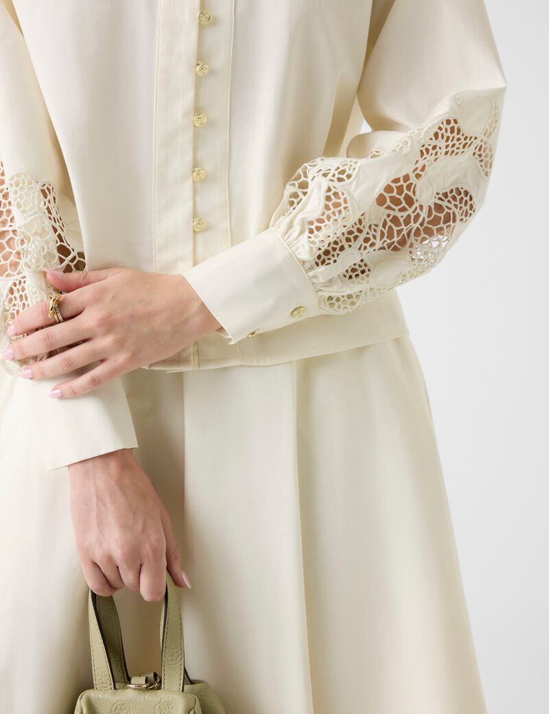 SONIA EMBROIDERED LS SHIRT