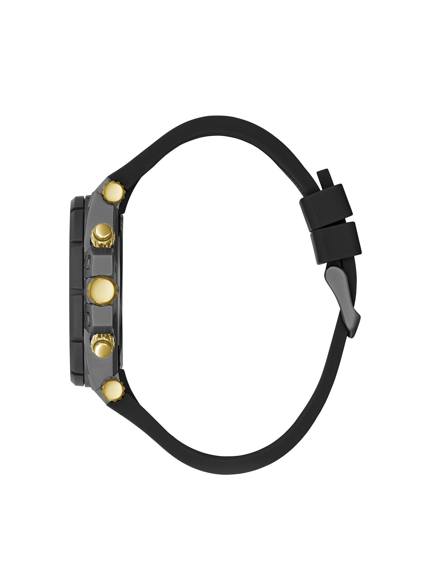 Shop GUESS Online Black And Gold Multifuntion Watch