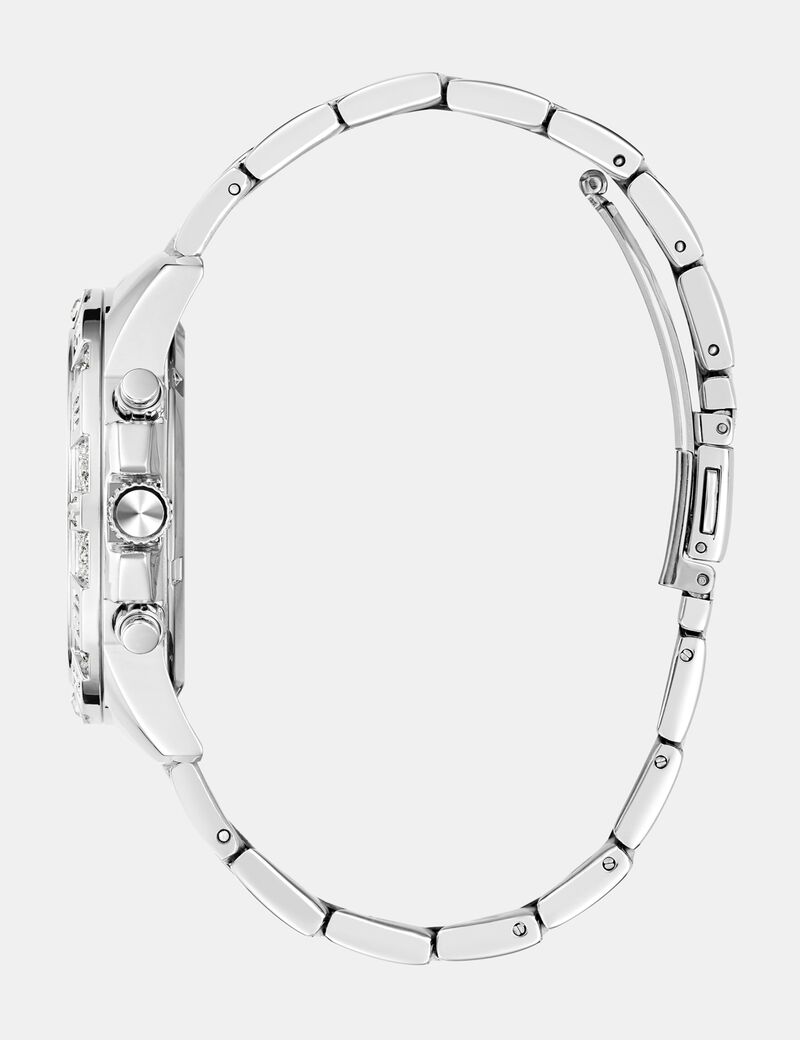 Ladies Silver Tone Multi-function Watch