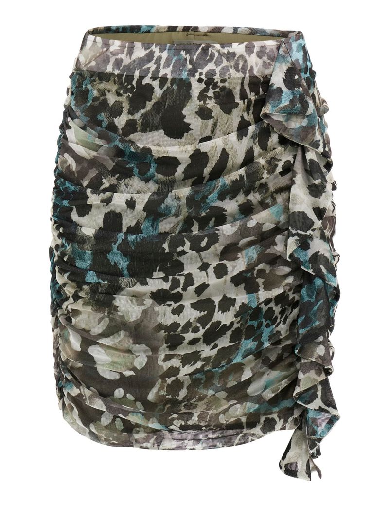 تنورة فيرديانا الصغيرة ذات الكشكشة