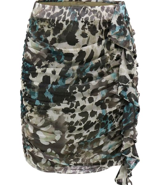 VERDIANA MINI RUFFLE SKIRT