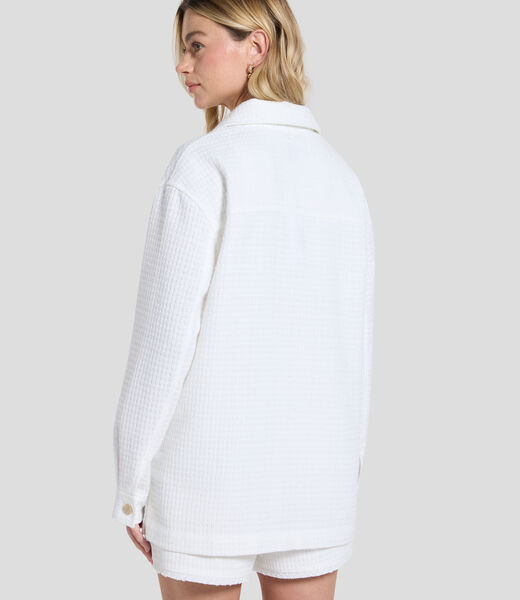 Eulalie tweed shacket