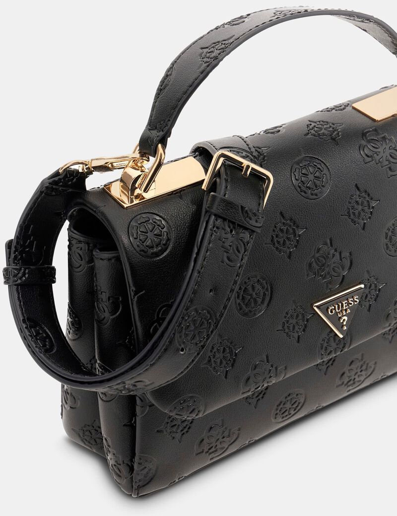 Tisha 4G peony logo handbag