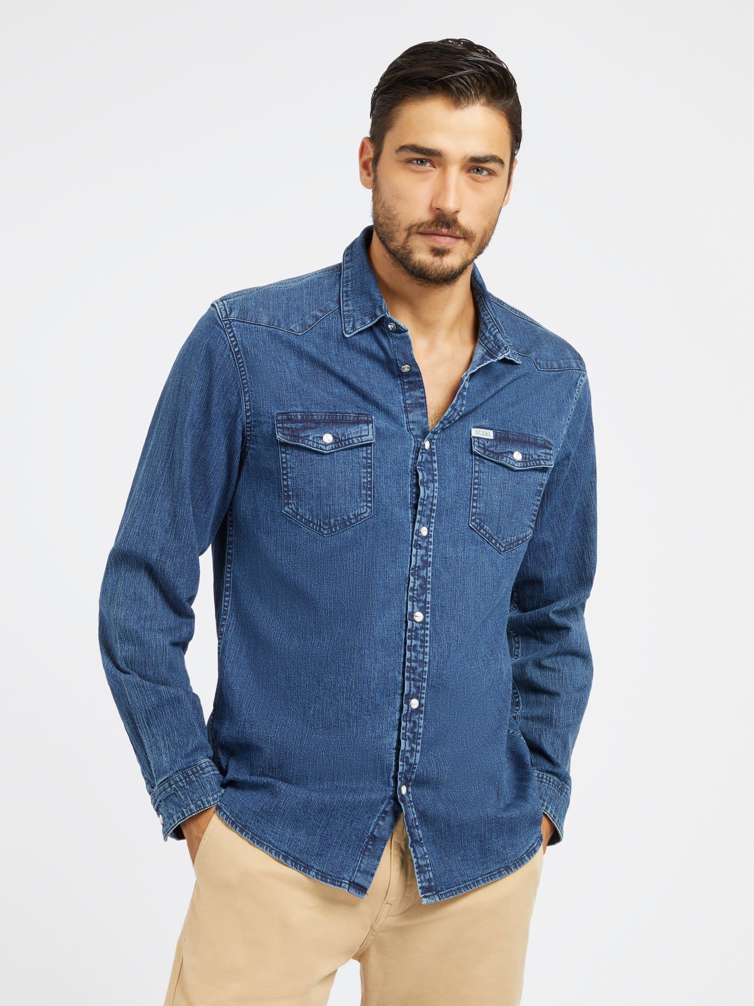 Guess formal shirts discount