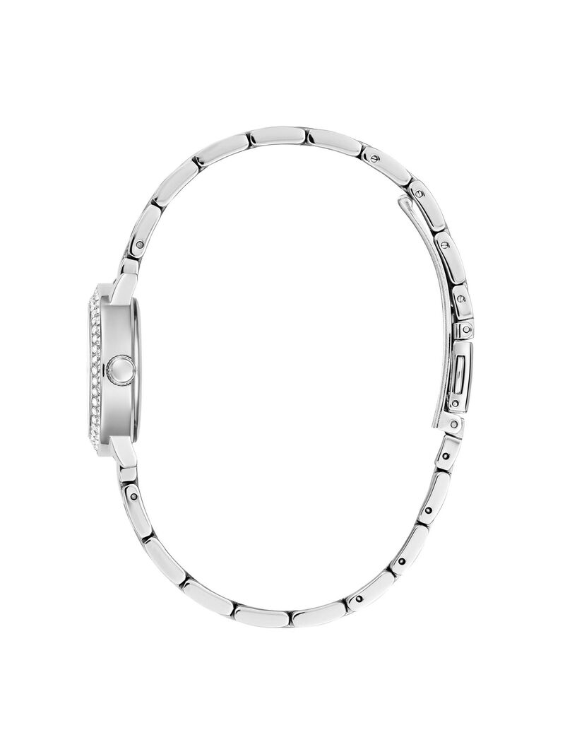 Silver And Crystal Ladies Watch