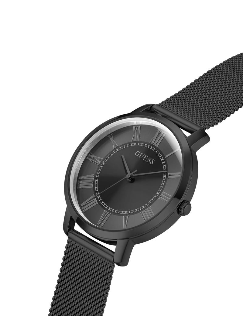 Mens Black Analog Watch