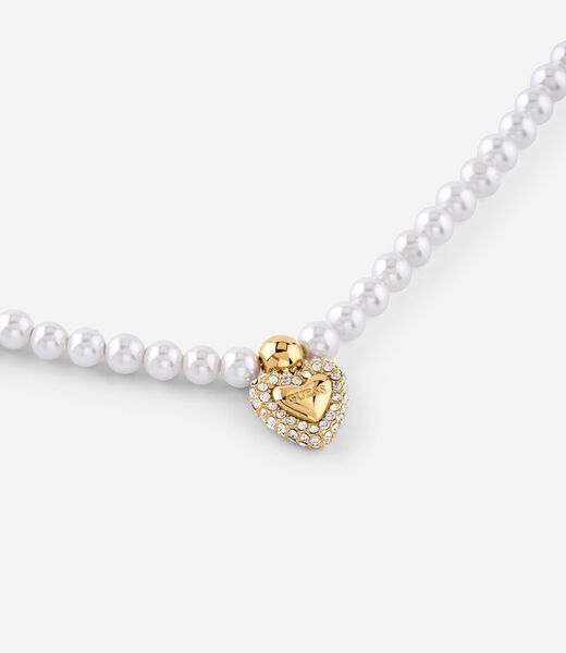12-16" pave heart chocker