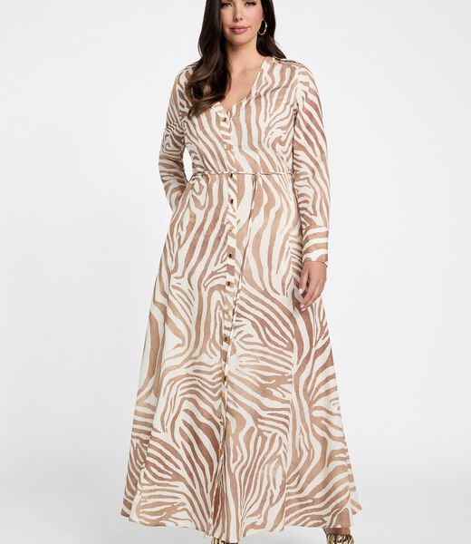 Marciano animal-print long dress