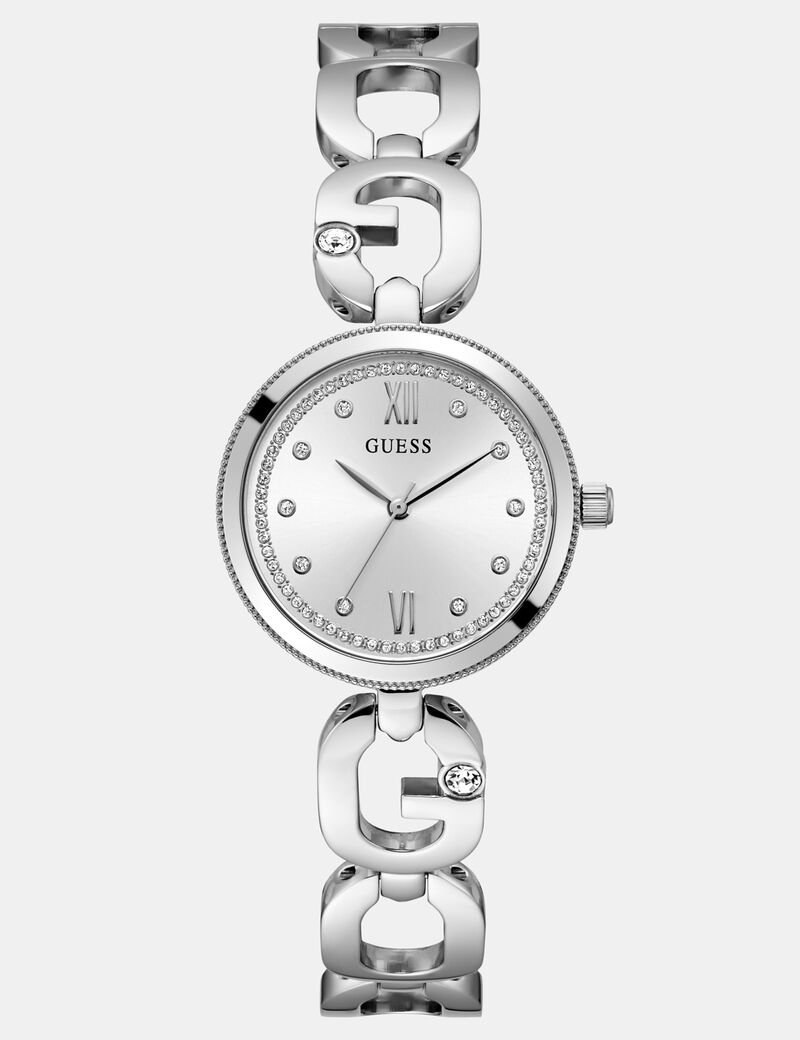 Ladies Silver Tone Analog Watch
