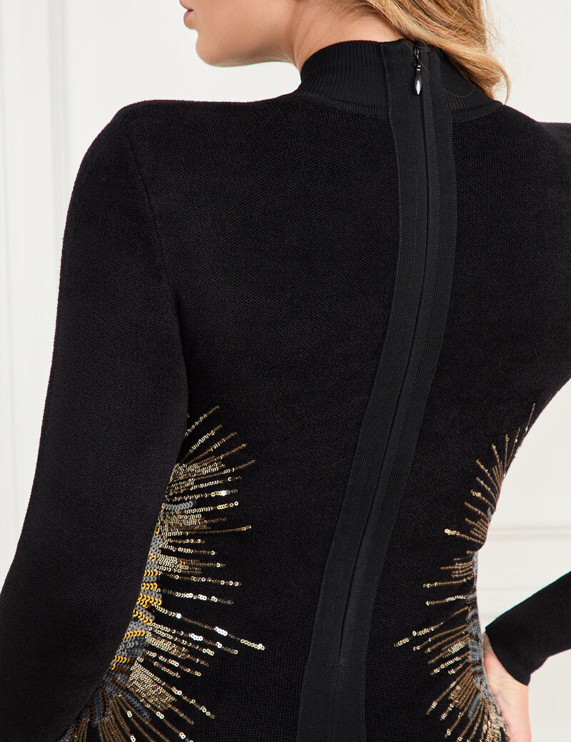 Marciano velour mini dress