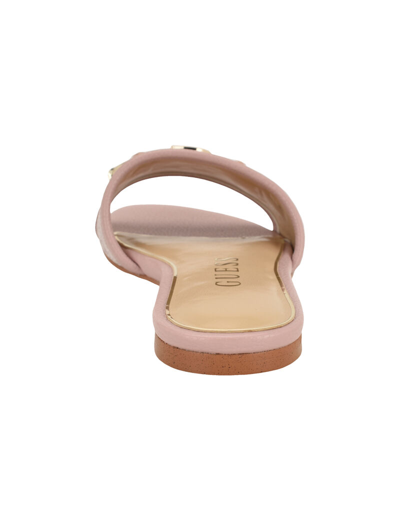 guess hammi logo slide sandals