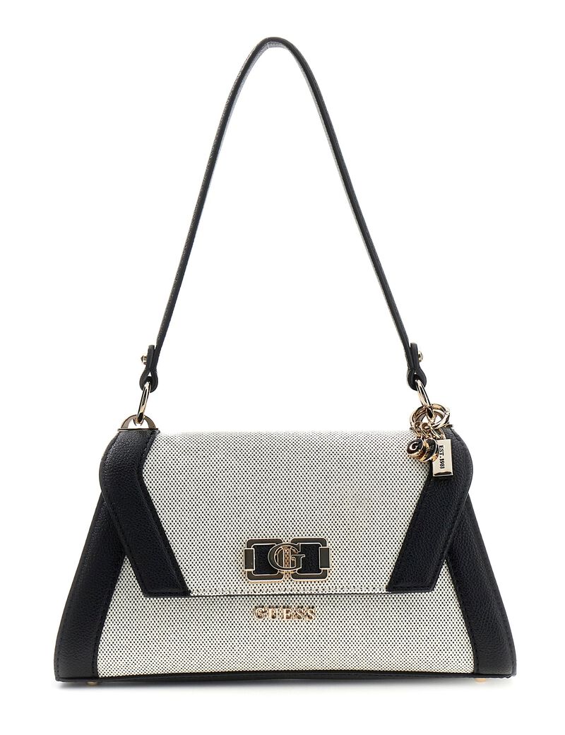 guess karnilla flap shoulder bag