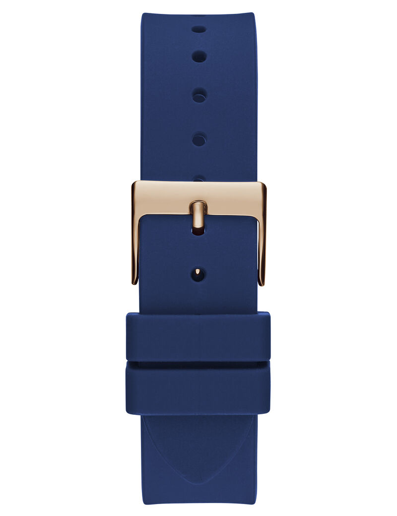 Crystal Blue Analog Watch