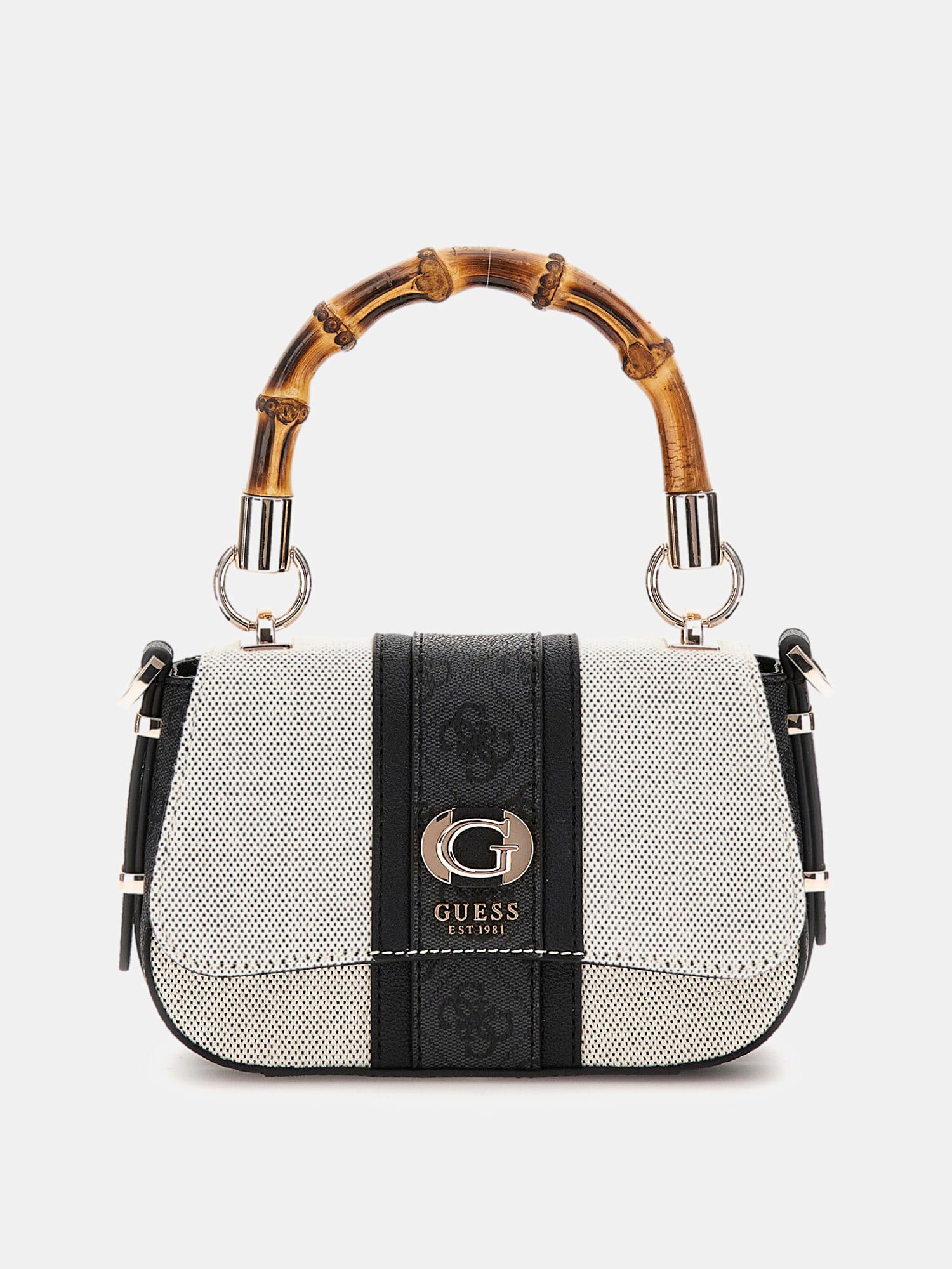 Shop GUESS Online Kerima 4G logo mini handbag