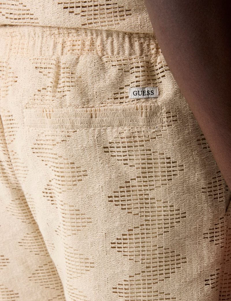 LATTICE KNIT SHORT