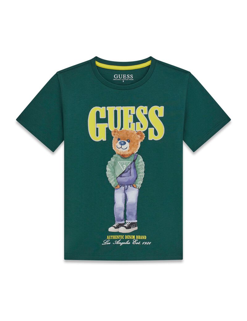 guess teddy bear t shirt
