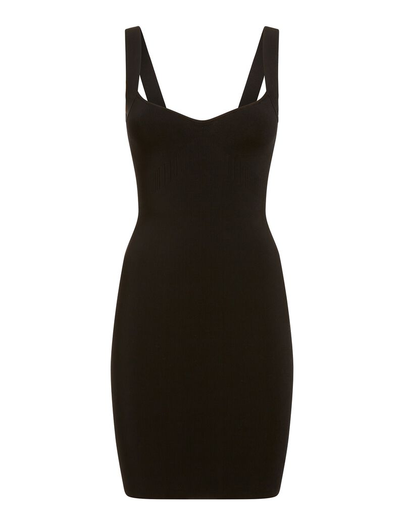 Close-Fitting Sweater Dress