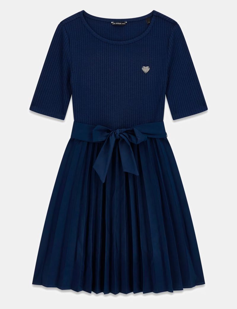 Pleated midi dress