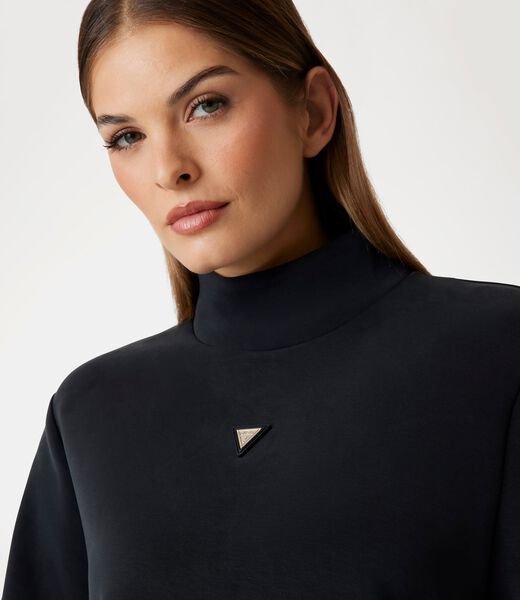 High neck sweatshirt