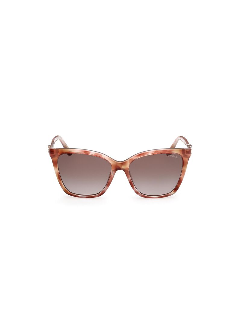 Square gradient brown smoke sunglasses