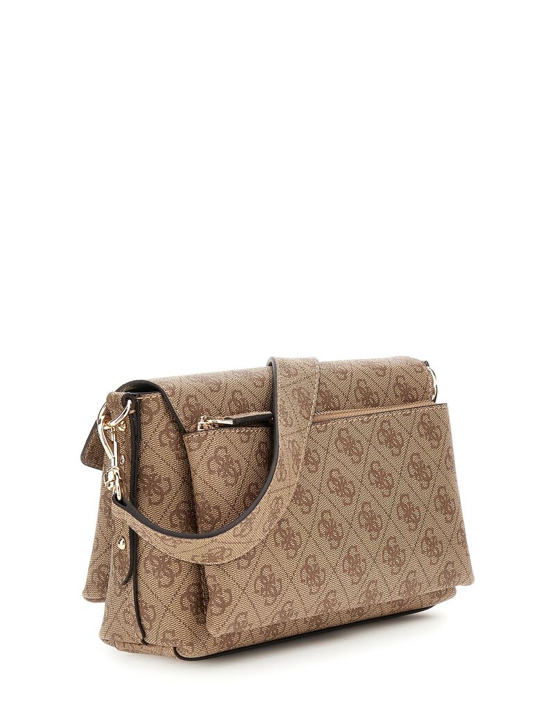 Eco brenton flap shoulder bag