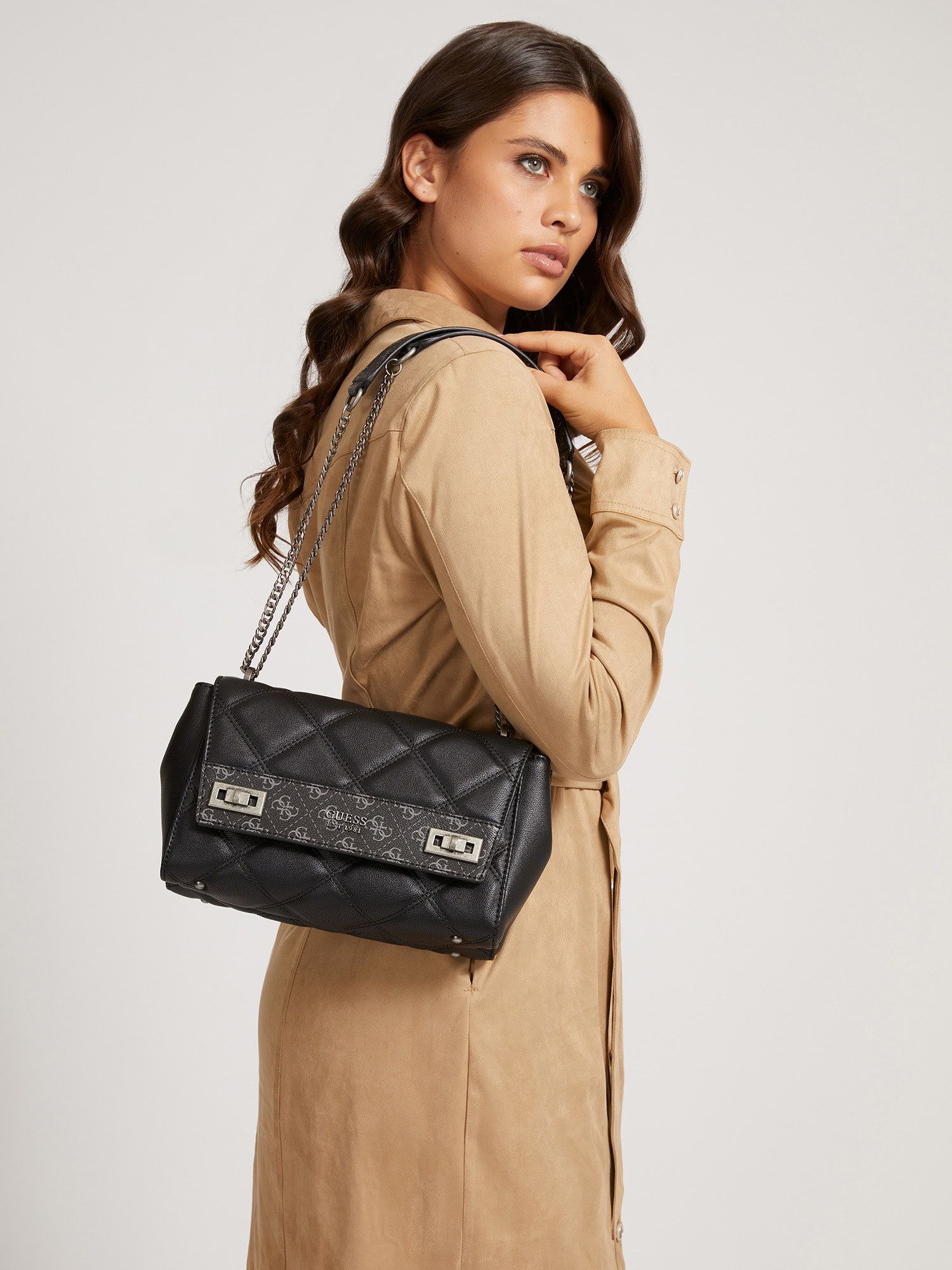 Tamara quilted shoulder sale bag