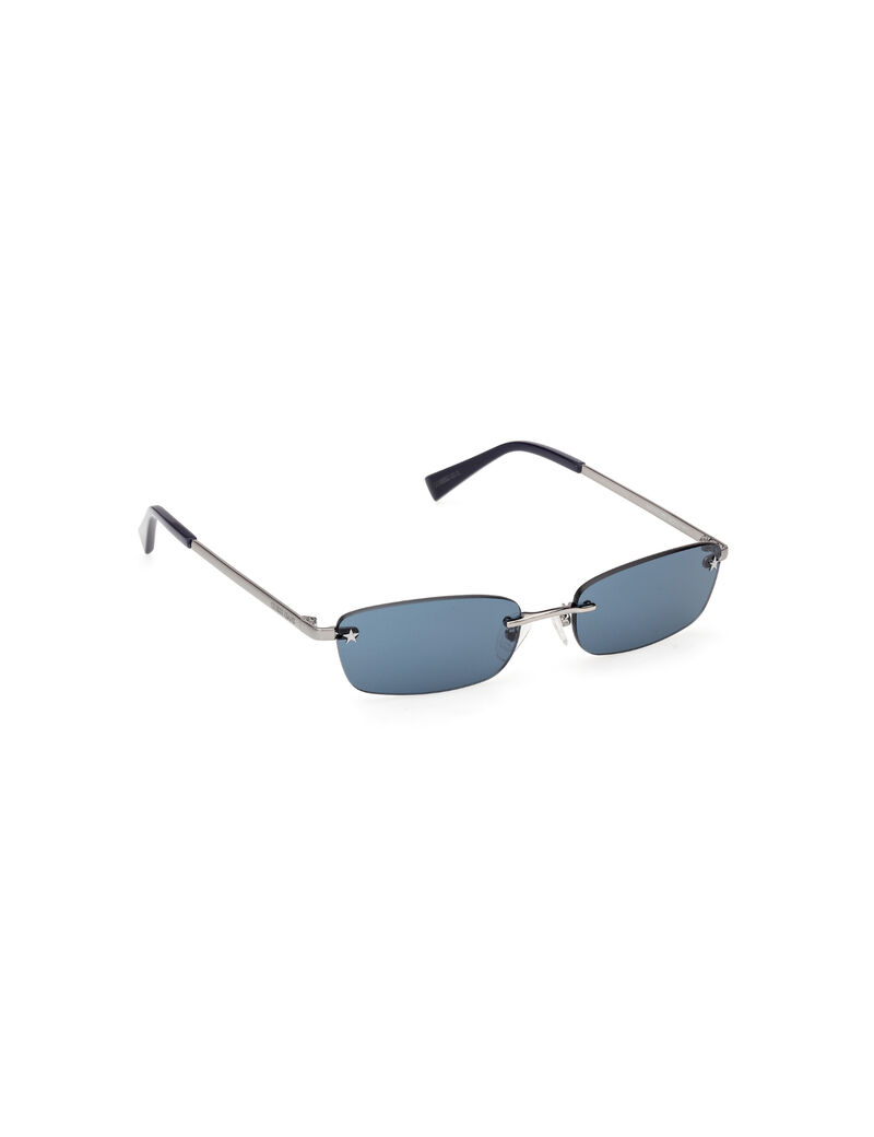 Rectangle metal sunglasses