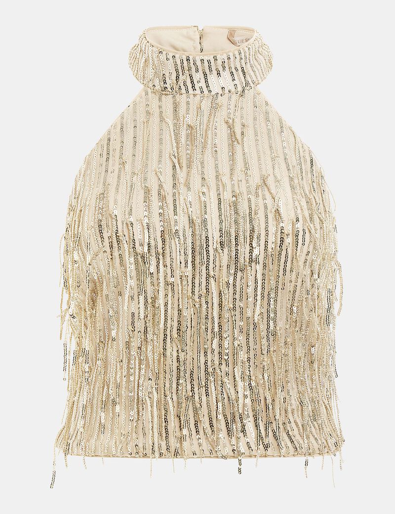 Fringes With Sequins Top