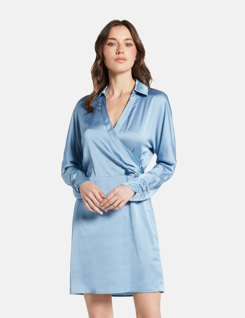 Wrap up mini dress