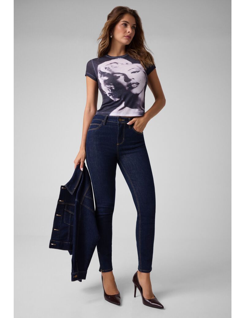 جيس printed marilyn t shirt