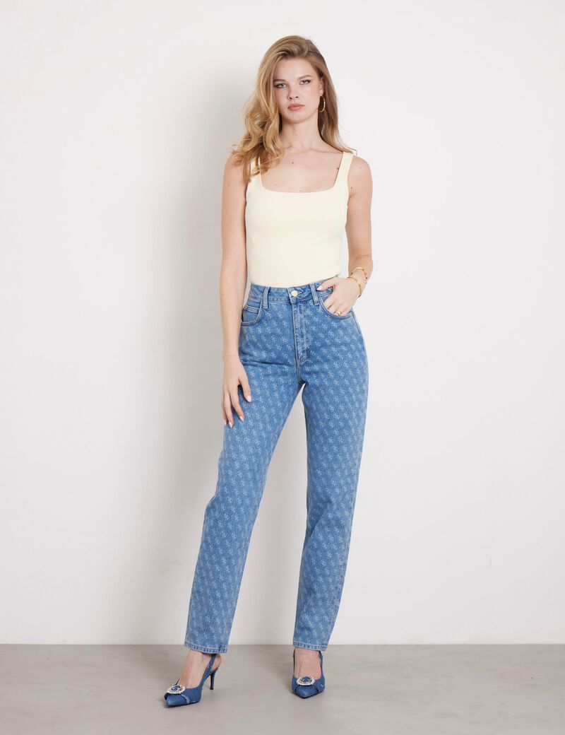 بنطال جينز بشعار 4G