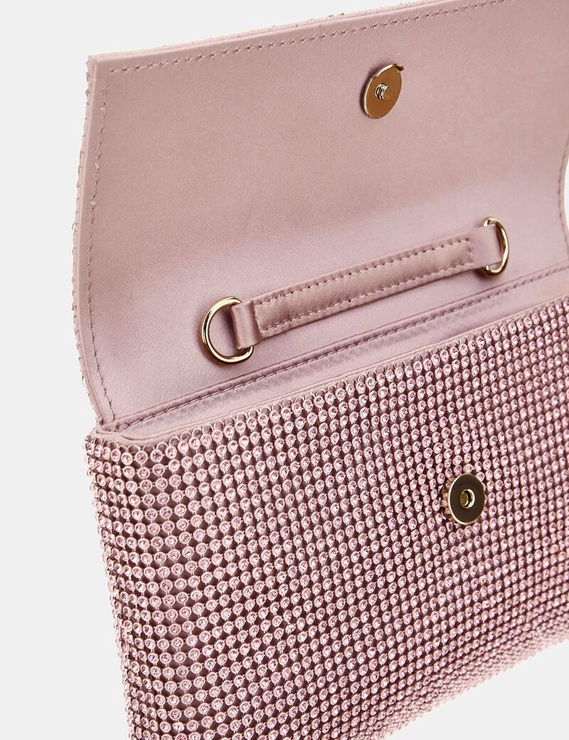 حقيبة زالينا صغيرة مرصعة بأحجار الراين