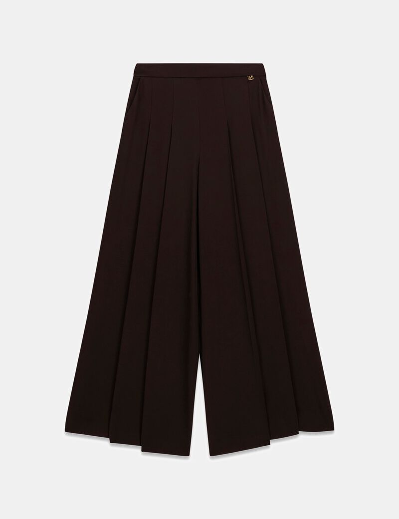 guess marciano wide leg pleated pants