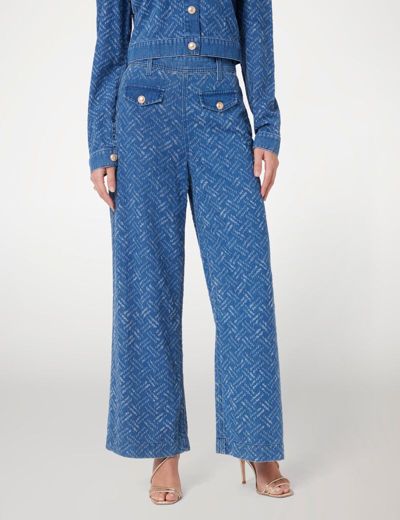 Dakota wide leg denim pant