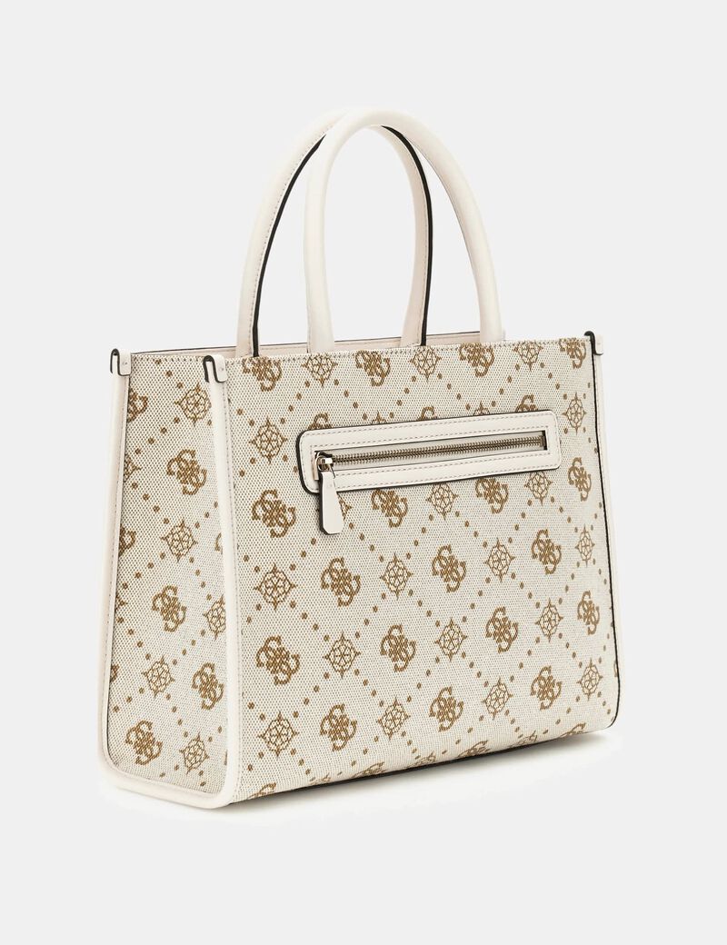 حقيبة يد نيدا بشعار 4G والفاوانيا